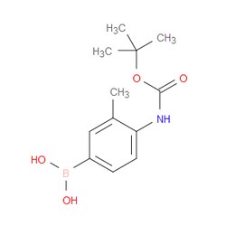 Aobchem&nbsp;(4-((Tert-butoxycarbonyl)amino)-3-methylphenyl)boronic acid | ≥95% | CAS 1415960-57-4 | C12H18BNO4 | 250mg