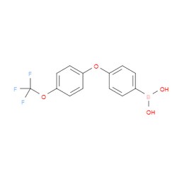 Aobchem&nbsp;4-[4-(Trifluoromethoxy)phenoxy]phenyl boronic acid | ≥97% | CAS 958457-41-5 | C13H10BF3O4 | 250mg