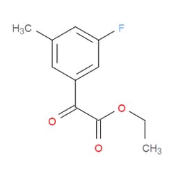 Aobchem&nbsp;Ethyl 2-(3-fluoro-5-methylphenyl)-2-oxoacetate | ≥95% | CAS 951888-58-7 | C11H11FO3 | 5g