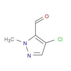 Aobchem&nbsp;4-Chloro-1-methyl-1H-pyrazole-5-carbaldehyde | ≥95% | CAS 902837-61-0 | C5H5ClN2O | 250mg