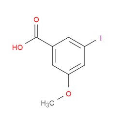 Aobchem&nbsp;3-Iodo-5-methoxybenzoic acid | ≥95% | CAS 74440-82-7 | C8H7IO3 | 250mg