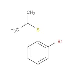 Aobchem&nbsp;(2-Bromophenyl)(isopropyl)sulfane | ≥97% | CAS 245739-32-6 | C9H11BrS | 500mg