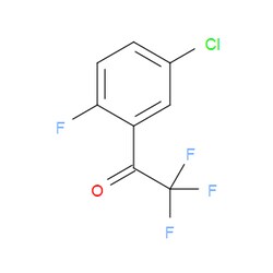 Aobchem&nbsp;1-(5-Chloro-2-fluorophenyl)-2 2 2-trifluoroethanone | ≥95% | CAS 617706-16-8 | C8H3ClF4O | 500mg