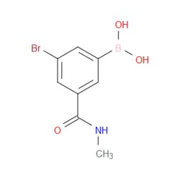 Aobchem&nbsp;5-Bromo-3-(N-methylaminocarbonyl)phenylboronic acid | ≥97% | CAS 2121515-18-0 | C8H9BBrNO3 | 1g