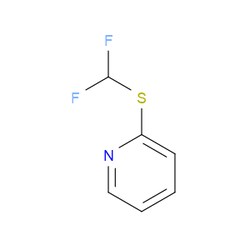 Aobchem&nbsp;2-((Difluoromethyl)thio)pyridine | ≥97% | CAS 250690-59-6 | C6H5F2NS | 1g