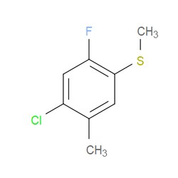 Aobchem&nbsp;(4-Chloro-2-fluoro-5-methylphenyl)(methyl)sulfane | ≥97% | CAS 1805954-46-4 | C8H8ClFS | 250mg