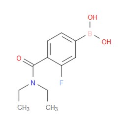 Aobchem&nbsp;4-(Diethylcarbamoyl)-3-fluorophenylboronic acid | ≥97% | CAS 874289-14-2 | C11H15BFNO3 | 500mg