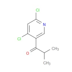 Aobchem&nbsp;1-(4 6-Dichloro-3-pyridinyl)-2-methyl-1-propanone | ≥95% | CAS 2355769-48-9 | C9H9Cl2NO | 5g