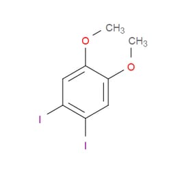 Aobchem&nbsp;1 2-Diiodo-4 5-dimethoxybenzene | ≥97% | CAS 110190-08-4 | C8H8I2O2 | 500mg