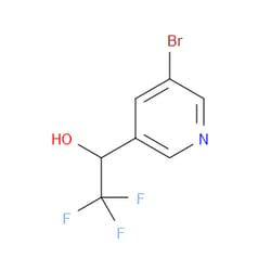Aobchem&nbsp;1-(5-Bromopyridin-3-yl)-2 2 2-trifluoroethanol | ≥95% | CAS 1204234-60-5 | C7H5BrF3NO | 500mg