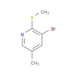 Aobchem&nbsp;3-Bromo-5-methyl-2-(methylthio)pyridine | ≥97% | CAS 1289049-50-8 | C7H8BrNS | 5g