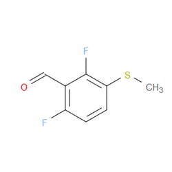Aobchem&nbsp;2 6-Difluoro-3-(methylthio)benzaldehyde | ≥95% | CAS 1428234-72-3 | C8H6F2OS | 250mg