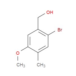 Aobchem&nbsp;(2-Bromo-5-methoxy-4-methylphenyl)methanol | ≥95% | CAS 57295-33-7 | C9H11BrO2 | 500mg