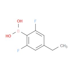 Aobchem&nbsp;(4-Ethyl-2 6-difluorophenyl)boronic acid | ≥95% | CAS 2244428-33-7 | C8H9BF2O2 | 5g