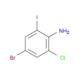 Aobchem&nbsp;4-Bromo-2-chloro-6-iodoaniline | ≥95% | CAS 56141-11-8 | C6H4BrClIN | 5g