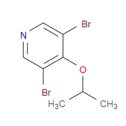 Aobchem&nbsp;3 5-Dibromo-4-isopropoxypyridine | ≥95% | CAS 1357094-88-2 | C8H9Br2NO | 500mg