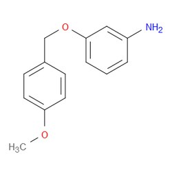 Aobchem&nbsp;3-[(4-Methoxyphenyl)methoxy]benzenamine | ≥95% | CAS 131770-85-9 | C14H15NO2 | 500mg