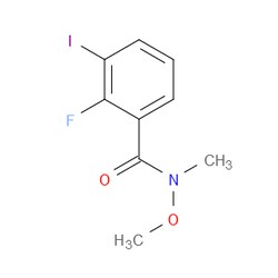 Aobchem&nbsp;2-Fluoro-3-iodo-N-methoxy-N-methylbenzamide | ≥95% | CAS 1934634-66-8 | C9H9FINO2 | 5g