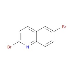Aobchem&nbsp;2 6-Dibromoquinoline | ≥95% | CAS 77514-31-9 | C9H5Br2N | 250mg