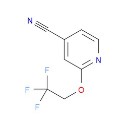 Aobchem&nbsp;2-(2 2 2-Trifluoroethoxy)-4-pyridinecarbonitrile | ≥97% | CAS 618446-30-3 | C8H5F3N2O | 500mg