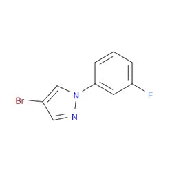 Aobchem&nbsp;4-Bromo-1-(3-fluorophenyl)-1H-pyrazole | ≥97% | CAS 1353856-11-7 | C9H6BrFN2 | 5g
