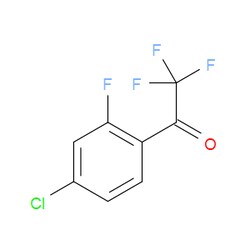 Aobchem&nbsp;1-(4-Chloro-2-fluoro-phenyl)-2 2 2-trifluoro-ethanone | ≥97% | CAS 886370-99-6 | C8H3ClF4O | 500mg