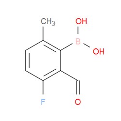 Aobchem&nbsp;3-Fluoro-2-formyl-6-methylphenylboronic acid | ≥97% | CAS 3052590-00-5 | C8H8BFO3 | 1g