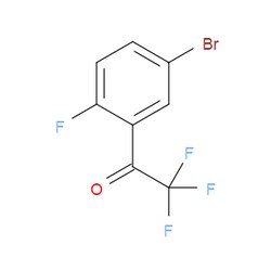 Aobchem&nbsp;1-(5-Bromo-2-fluorophenyl)-2 2 2-trifluoroethanone | ≥95% | CAS 617706-15-7 | C8H3BrF4O | 5g