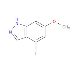 Aobchem&nbsp;4-Fluoro-6-methoxy-1H-indazole | ≥95% | CAS 887569-13-3 | C8H7FN2O | 250mg