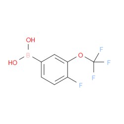 Aobchem&nbsp;(4-Fluoro-3-(trifluoromethoxy)phenyl)boronic acid | ≥95% | CAS 881402-21-7 | C7H5BF4O3 | 500mg