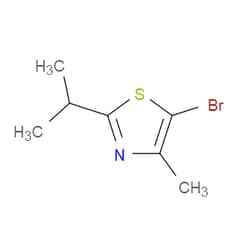Aobchem&nbsp;5-Bromo-2-isopropyl-4-methylthiazole | ≥97% | CAS 910552-70-4 | C7H10BrNS | 5g