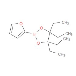 Aobchem&nbsp;4 4 5 5-Tetraethyl-2-(2-furanyl)-1 3 2-dioxaborolane | ≥95% | CAS 2769970-52-5 | C14H23BO3 | 1g