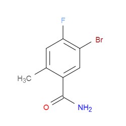 Aobchem&nbsp;5-Bromo-4-fluoro-2-methylbenzamide | ≥95% | CAS 2092621-91-3 | C8H7BrFNO | 250mg