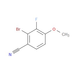 Aobchem&nbsp;2-Bromo-3-fluoro-4-methoxybenzonitrile | ≥95% | CAS 1501465-76-4 | C8H5BrFNO | 250mg
