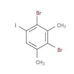 Aobchem&nbsp;2 4-Dibromo-1-iodo-3 5-dimethylbenzene | ≥97% | CAS 1160573-41-0 | C8H7Br2I | 500mg