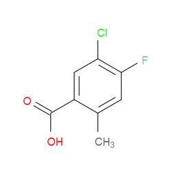 Aobchem&nbsp;5-Chloro-4-fluoro-2-methylbenzoic acid | ≥97% | CAS 1427445-40-6 | C8H6ClFO2 | 1g
