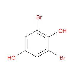 Aobchem&nbsp;2 6-Dibromobenzene-1 4-diol | ≥95% | CAS 3333-25-3 | C6H4Br2O2 | 250mg