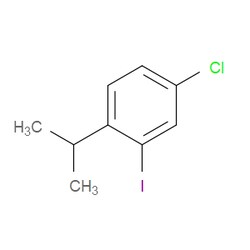 Aobchem&nbsp;4-Chloro-2-iodo-1-isopropylbenzene | ≥97% | CAS 1369923-80-7 | C9H10ClI | 500mg