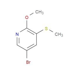 Aobchem&nbsp;5-Bromo-2-methoxy-3-(methylthio)pyridine | ≥97% | CAS 1780085-57-5 | C7H8BrNOS | 500mg