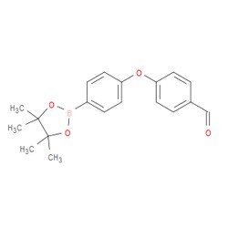 Aobchem&nbsp;4-(4-(4 4 5 5-Tetramethyl-1 3 2-dioxaborolan-2-yl)phenoxy)benzaldehyde | ≥95% | CAS 2490666-01-6 | C19H21BO4 | 250mg