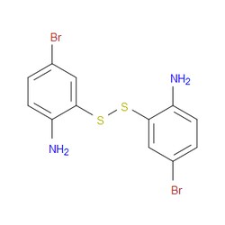 Aobchem&nbsp;2 2 -Disulfanediylbis(4-bromoaniline) | ≥95% | CAS 182499-80-5 | C12H10Br2N2S2 | 500mg
