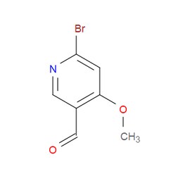 Aobchem&nbsp;6-Bromo-4-methoxynicotinaldehyde | ≥97% | CAS 1060805-10-8 | C7H6BrNO2 | 250mg