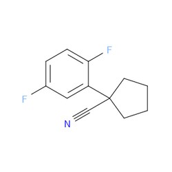 Aobchem&nbsp;1-(2 5-Difluorophenyl)cyclopentanecarbonitrile | ≥97% | CAS 1260677-67-5 | C12H11F2N | 5g
