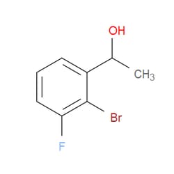 Aobchem&nbsp;1-(2-Bromo-3-fluorophenyl)ethanol | ≥97% | CAS 1593042-45-5 | C8H8BrFO | 250mg
