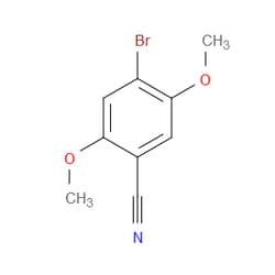 Aobchem&nbsp;4-Bromo-2 5-dimethoxybenzonitrile | ≥95% | CAS 219726-64-4 | C9H8BrNO2 | 250mg