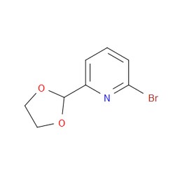 Aobchem&nbsp;6-Bromo-2-(1 3-dioxolan-2-yl)pyridine | ≥97% | CAS 34199-87-6 | C8H8BrNO2 | 1g