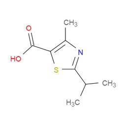 Aobchem&nbsp;4-Methyl-2-(1-methylethyl)-5-thiazolecarboxylic acid | ≥95% | CAS 137267-29-9 | C8H11NO2S | 250mg