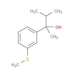 Aobchem&nbsp;-Methyl- -(1-methylethyl)-3-(methylthio)benzenemethanol | ≥95% | CAS 1379311-12-2 | C12H18OS | 1g