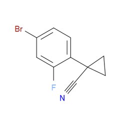 Aobchem&nbsp;1-(4-Bromo-2-fluorophenyl)cyclopropanecarbonitrile | ≥97% | CAS 749928-88-9 | C10H7BrFN | 5g