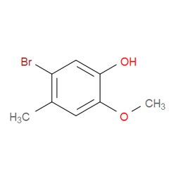 Aobchem&nbsp;5-Bromo-2-methoxy-4-methylphenol | ≥97% | CAS 83387-13-7 | C8H9BrO2 | 5g